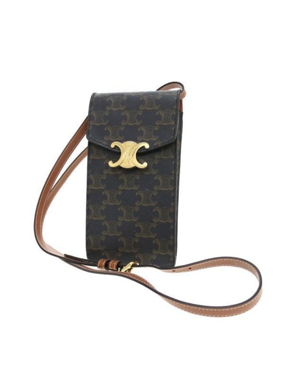 Celine Triomphe Mobile Pouch Canvas